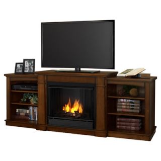 Real Flame Hawthorne 75 TV Stand with Gel Fireplace 2222 BO / 2222 DE Finish