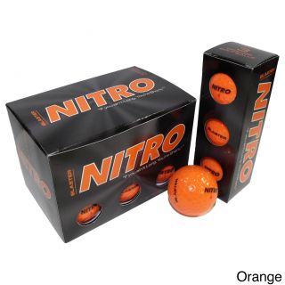 Nitro Blaster Large Two piece Solid Core Golf Balls (pack Of 72)
