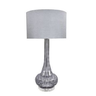 darro glass table lamp by cowshed interiors