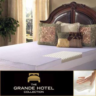 Grande Hotel Collection Big Comfort 3 inch Memory Foam Mattress Topper