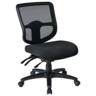 Pro line Ii Black Breathable Armless Task Chair