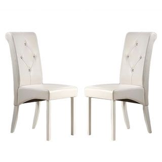 Warehouse Of Tiffany White Dining Room Chairs (set Of 4)