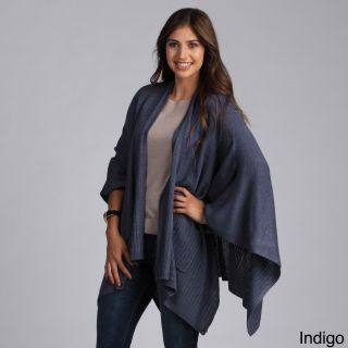 Womens Solid Knitted Wrap