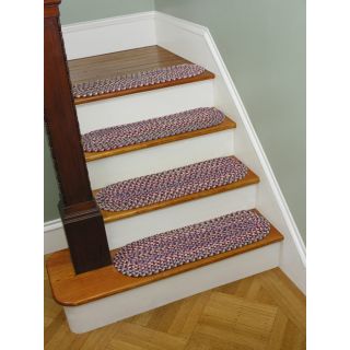 Set Of 4 Reversible Smithfield Braided Stair Tread Rugs (9 In. X 29 In.)