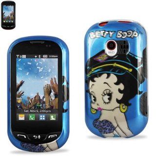 Reiko 2DPC LGVN271 B26NV Durably Crafted Protective Betty Boop Case for LG Extraver VN271   1 Pack   Retail Packaging   Navy Cell Phones & Accessories
