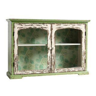 two door wallpaper cabinet in green by nordal by idea home co