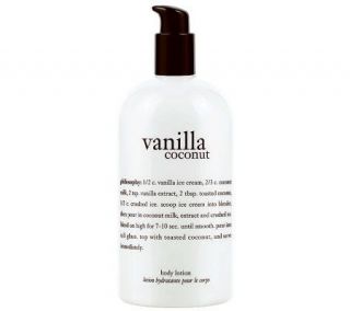 philosophy vanilla coconut body lotion, 16 oz —