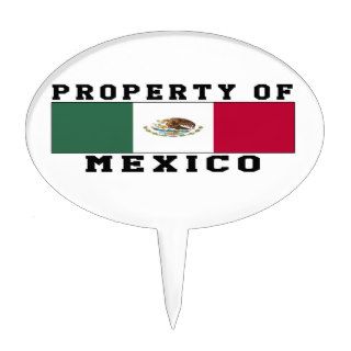 Property Of Mexico Cake Toppers