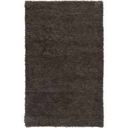 Hand Tufted Gray Wool Martenot Rug (8 Square)