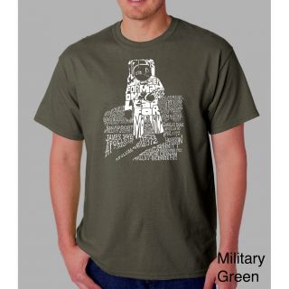 Los Angeles Pop Art Mens Astronaut T shirt