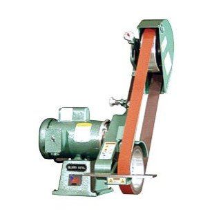 Burr King 960 272, 2 x 72 inch Knifemaker Belt Grinder, Variable Speed, 8 inch contact wheel   Power Angle Grinders  