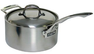 Viking 7 Ply Stainless 4 1/2 Quart Saucepan with Side Handle Kitchen & Dining