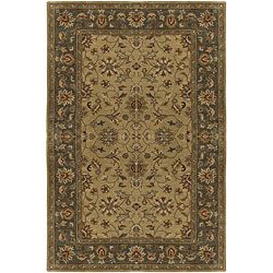 Hand tufted Camelot Green Wool Rug (8 X 11)