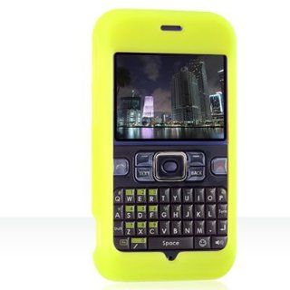 Silicon Skin Green Neon Rubber Soft Cover Case for Sanyo SCP 2700 Sprint [WCM274] Cell Phones & Accessories