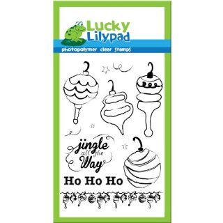 Lucky Lilypad Clear Stamp, Funky Ornaments, 4 by 6 Inch