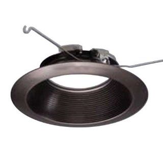 Halo 693TBZB   6 in.   Tuscan Bronze Trim with Micro Step Baffle   Fits Halo LED Downlight Modules   Ceiling Light Fixtures