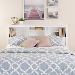 Prepac Manufacturing Winslow White Full/queen Bookcase Headboard White Size Queen
