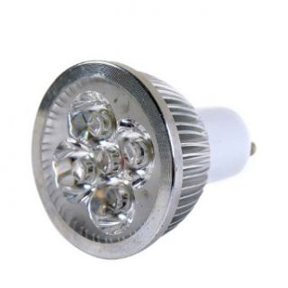 Riin Led Bulb White Spot Light Lamp Pack of 2 Gu10 4w 85 265v for Celling/ Closet/ Cabinet Color Silver   Led Household Light Bulbs  