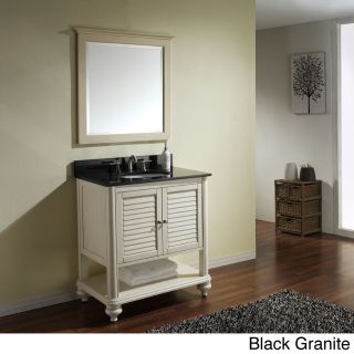 Avanity Tropica 30 inch Single Vanity In Antique White Finish With Sink And Top