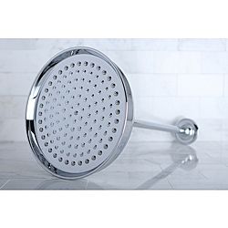 Chrome 8 inch Rimmed Showerhead And Arm