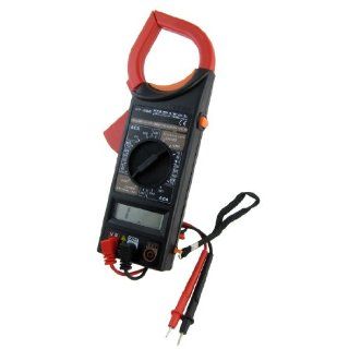 Amico DT 266 AC/DC Electronic Tester Digital Clamp Meter w Pair Test Probe Leads