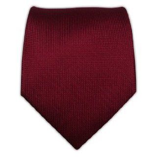 100% Silk Woven Solid Textured Burgundy Tie at  Mens Clothing store