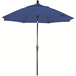 Escada Designs Fiberglass 9 foot Pacifica Pacific Blue Crank And Tilt Umbrella Blue Size 9 foot