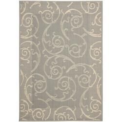 Gray/natural Indoor/outdoor Area Rug (4 X 57)