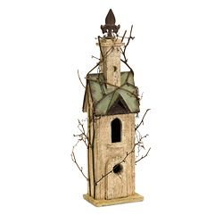 Handcrafted Americana Chateau Birdhouse