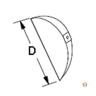 Turning Vane, Round Duct, 9" Plenum   Ducting Components  
