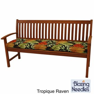 All weather Outdoor Three seater Bench Cushion With Zippered Closure