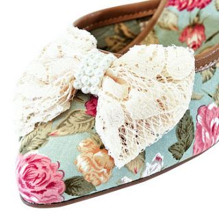 rose floral court shoes *rrp £80* by stasia