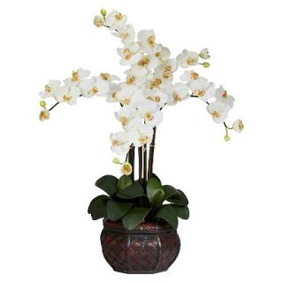 Nearly Natural Arrangement Orchid   Cream (3)
