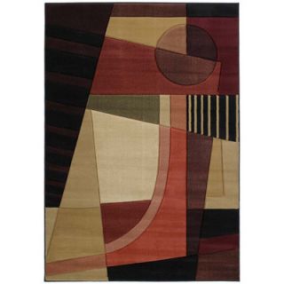 United Weavers of America Contours Urban Angles Red Rug
