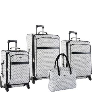 Pierre Cardin Signature Spinner 4 Piece Luggage Set