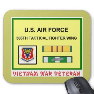 366TH TACTICAL FIGHTER WING VIETNAM WAR VET MOUSE PADS