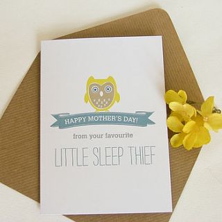sleep thief mothers day card by doodlelove