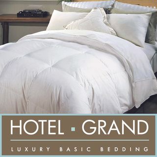 Hotel Grand Naples 700 Thread Count Hungarian White Goose Down Comforter