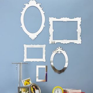 mirrored frame wall art by lisa angel homeware and gifts