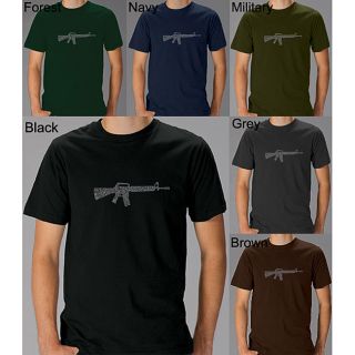 Los Angeles Pop Art Mens Rifle T shirt