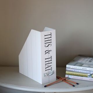 'this & that' office organiser by little red heart