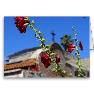 Roses at a missionary greeting cards