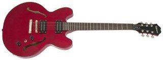 Epiphone DOT Studio Electric Guitar with Gloss Finish, Cherry Musical Instruments