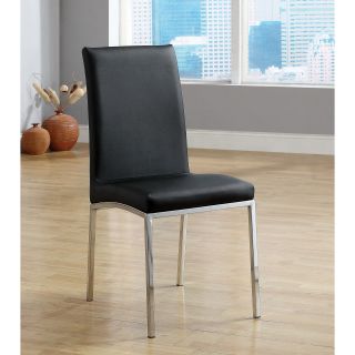 Furniture Of America Gisell Modern Leatherette Dining Chairs (set Of 6)