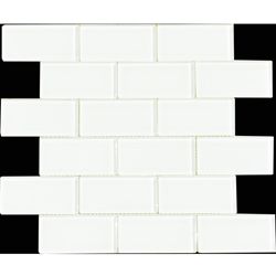 Cotton 2x4 inch Shiny Glass Tiles (pack Of 11)