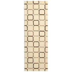 Handmade Soho Elipse Ivory New Zealand Wool Runner (26 X 6)