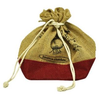 Red Lion Amaryllis Small Jute Bag