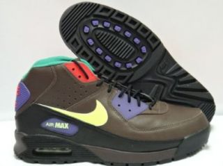 Nike Air Air Max 90 Boot 316339 271 Brown Yellow Men Sz Shoes
