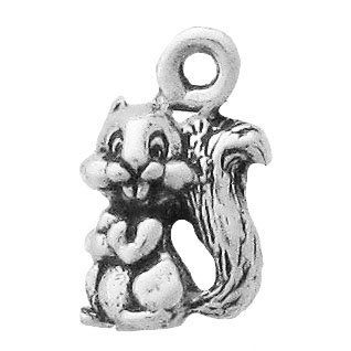 Sterling Silver Squirrel Pendant Jewelry