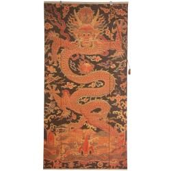 Bamboo Dragon Design Window Blinds (60 in. x 72 in.) (China) Blinds